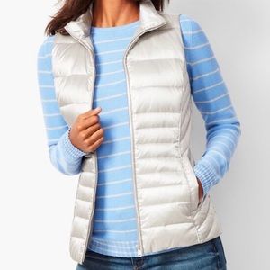 Talbots down puffer vest